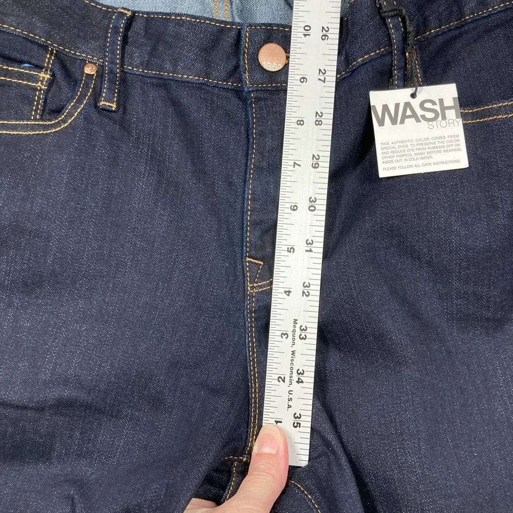 Gap 1969 Jeans Women's 34r (39x30) Dark Wash Blue Tapered‎ Always Skinny NEW